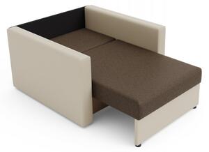 Modern ARIA 80 kinyitható kanapé - bézs / barna