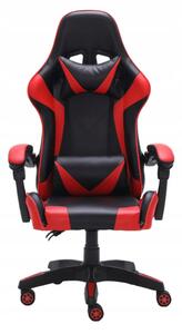 Gamer szék - Holzmeister Remus - fekete/piros