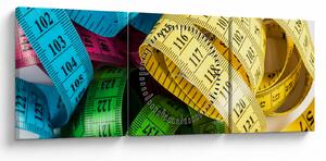 A színes méter képe (órával) (90x30 cm)