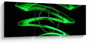 Kép - neonhullámok (órával) (90x30 cm)