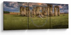 Stonehenge képe (órával) (90x30 cm)
