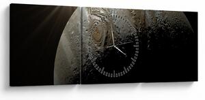 Egy bolygó képe az űrben (órával) (90x30 cm)
