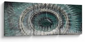 Szökőkút képe (órával) (90x30 cm)