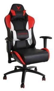 Platinet gamer szék, varr silverstone, piros-fehér VGCS1