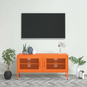 Narancssárga acél TV-szekrény 105 x 35 x 50 cm