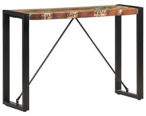 Tömör újrahasznosított fa tálalóasztal 110 x 35 x 76 cm