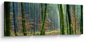 Az erdő képe (órával) (90x30 cm)