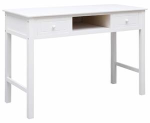 Fehér fa íróasztal 110 x 45 x 76 cm