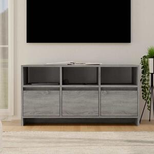 Szürke sonoma szerelt fa TV-szekrény 102x37,5x52,5 cm