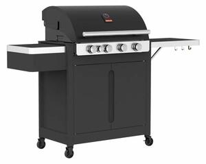 Barbecook BC-GAS-2038 Stella 4311 gázgrill, tárolóval, infravörös oldalégővel, 174x59x119cm