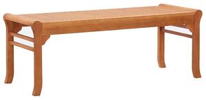 Kétszemélyes tömör eukaliptuszfa kerti pad 120 cm