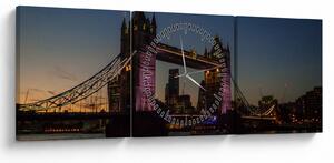 Kép - Tower bridge (órával) (90x30 cm)