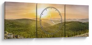 Panorámakép (órával) (90x30 cm)