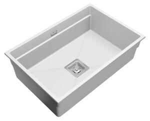 Gamma Decor 7050, 1 rekeszes gránit mosogató 700x470x220 mm, fehér, GMA-ZLE000107