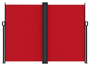 VidaXL piros behúzható oldalsó napellenző 180 x 1000 cm