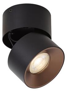 Modern felületre szerelhető spotlámpa fekete GU10 50mm dönthető - Echo