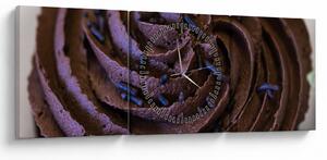 Kép - Csokoládé Cupcake (órával) (90x30 cm)