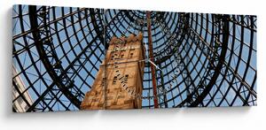 Kép egy toronyról Melbourne-ben (órával) (90x30 cm)