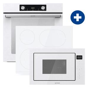 Gorenje BOS6737E06WG Beépíthető sütő + Gorenje ECT643WCSC Kerámia főzőlap + Gorenje BM251SG2WG Beépíthető mikrohullámú sütő