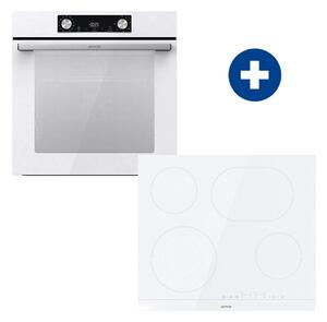 Gorenje BOS6737E06WG Beépíthető sütő + Gorenje ECT643WCSC Kerámia főzőlap