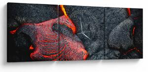 Kép - Láva (órával) (90x30 cm)