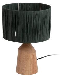 Fekete asztali lámpa papír zsinór búrával (magasság 35,5 cm) Sheer Trapeze – Leitmotiv