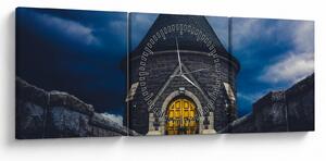 Kép - A vihar előtt (órával) (90x30 cm)