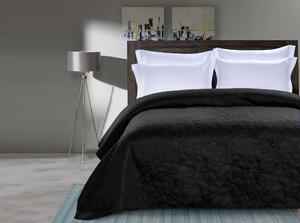 STONE fekete ágytakaró mintával 220x240 cm