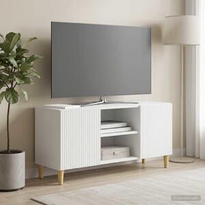 TV szekrény Fehér 102 x 34,5 x 50 cm Szerelt Fa