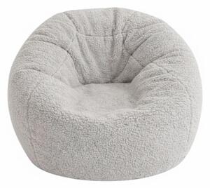 XL Teddy plüss babzsákfotel – szürke