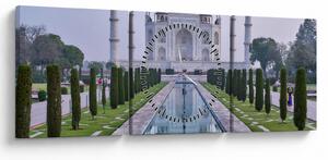Kép - Taj Mahal napkeltekor (órával) (90x30 cm)