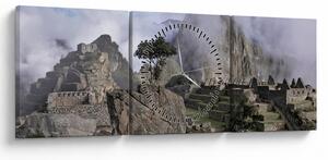 Kép - Machu Picchu (órával) (90x30 cm)