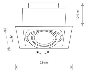 Downlight álmennyezetbe süllyeszthető spotlámpa