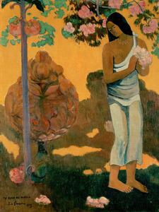 Festmény reprodukció The Month of Mary (Vintage Female Portrait) - Paul Gauguin, (30 x 40 cm)