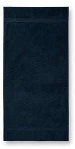MALFINI Terry Bath Towel fürdőlepedő - Fekete | 70 x 140 cm