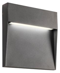 LED kültéri falilámpa, LANDER, antracit, 16x16 cm