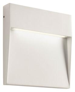 LED kültéri falilámpa, LANDER, matt fehér, 16x16 cm