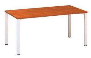 Alfa Office Alfa 200 irodai asztal, 160 x 80 x 74,2 cm, egyenes kivitel, cseresznye mintázat, RAL9010%