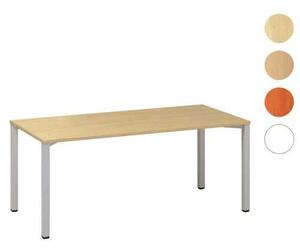 Alfa Office Alfa 200 irodai asztal, 180 x 80 x 74,2 cm, egyenes kivitel, bükk Bavaria mintázat, RAL9022%
