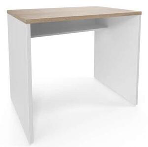Irodai asztalok Viva, egyenes kivitel, 90 x 76 x 60 cm, bükk/szürke
