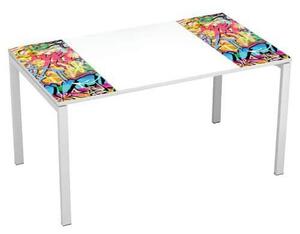 Manutan Easy Office irodai asztal, 140 x 80 x 75 cm, freestyle