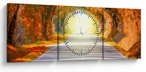 Kép - kapu a fák koronájából (órával) (90x30 cm)