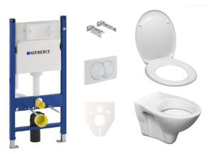 Ceramia S-Line fali WC szett + Geberit Duofix modul Delta 20 fehér nyomólappal SIKOGES5D0