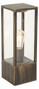 Vintage kültéri állólámpa antik arany 40 cm IP44 - Charlois