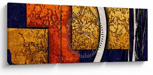 Az absztrakció képe (órával) (90x30 cm)