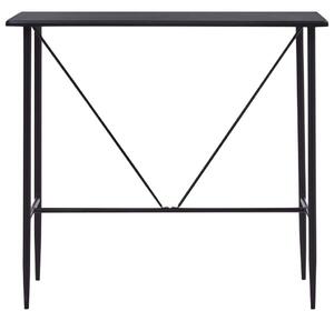 Modern Bárpult Asztal - Fekete - 120x60x110 cm