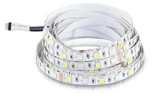LED szalag , 5050 , 60 led/m , 8W/m , RGBW , 10 mm , W = meleg fehér , V-TAC
