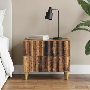 Éjjeliszekrény fiókkal Antik Fa 62 x 34,5 x 48 cm Szerelt Fa
