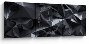 Kép - Geometriai absztrakció (órával) (90x30 cm)
