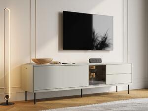 TV-állvány Voloma 106, Laminált forgácslap, 56x194x41cm, Kasmír, Sötét tölgy